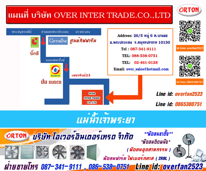 แผนที่ พัดลมอุตสาหกรรม700-2